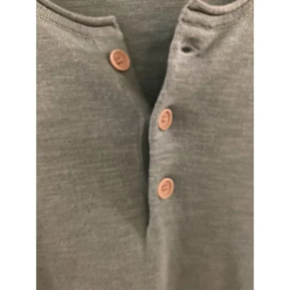 UNTUCKIT Paulson Henley Green Sweater. Size L - Picture 3 of 6